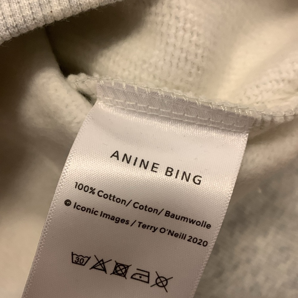 Anine Bing Sport Gray Sweatshirt - Picture 4 of 5